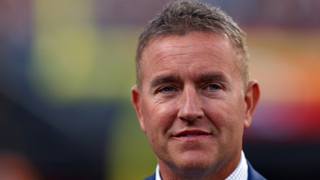 Kirk Herbstreit photographed before a football game.