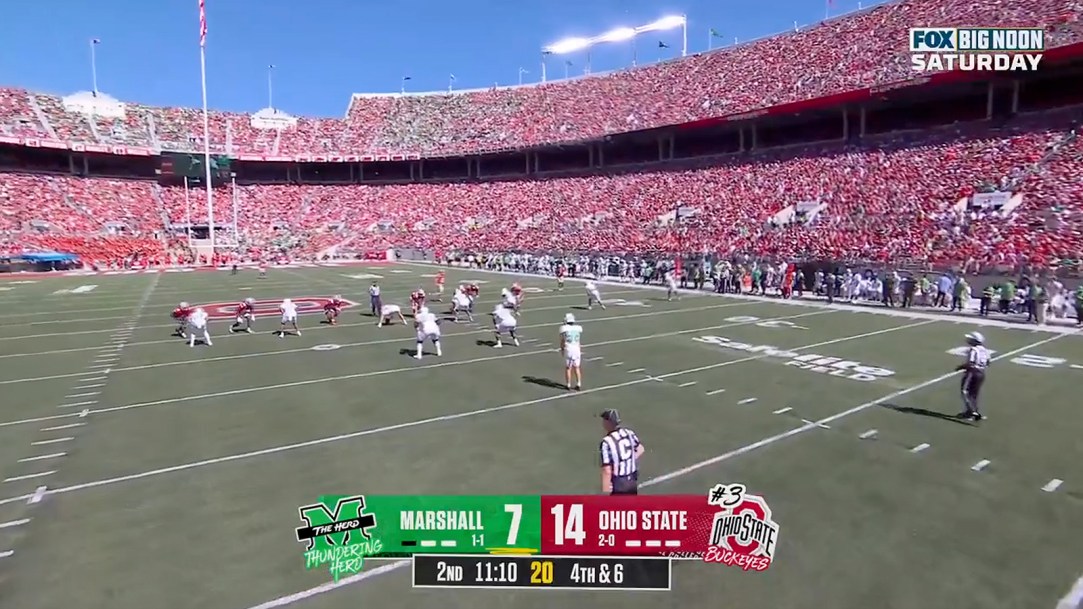 Ohio State Marshall Punt Penalty