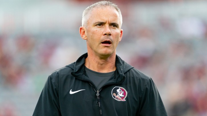 Florida State coach Mike Norvell