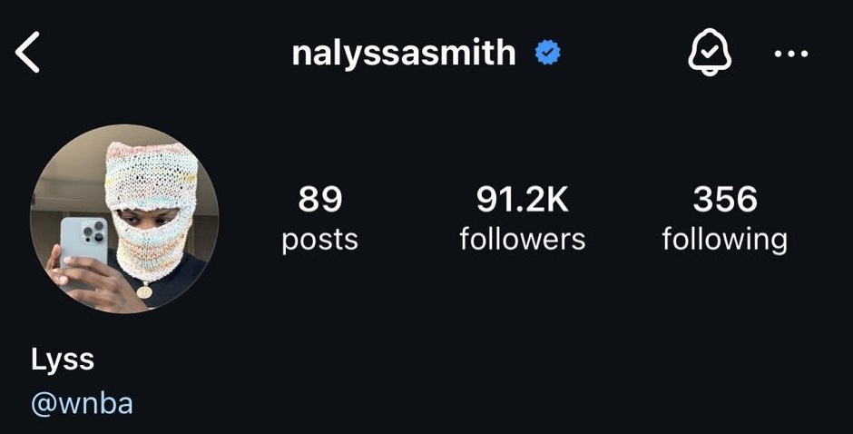 NaLyssa Smith Instagram Bio Fever Trade