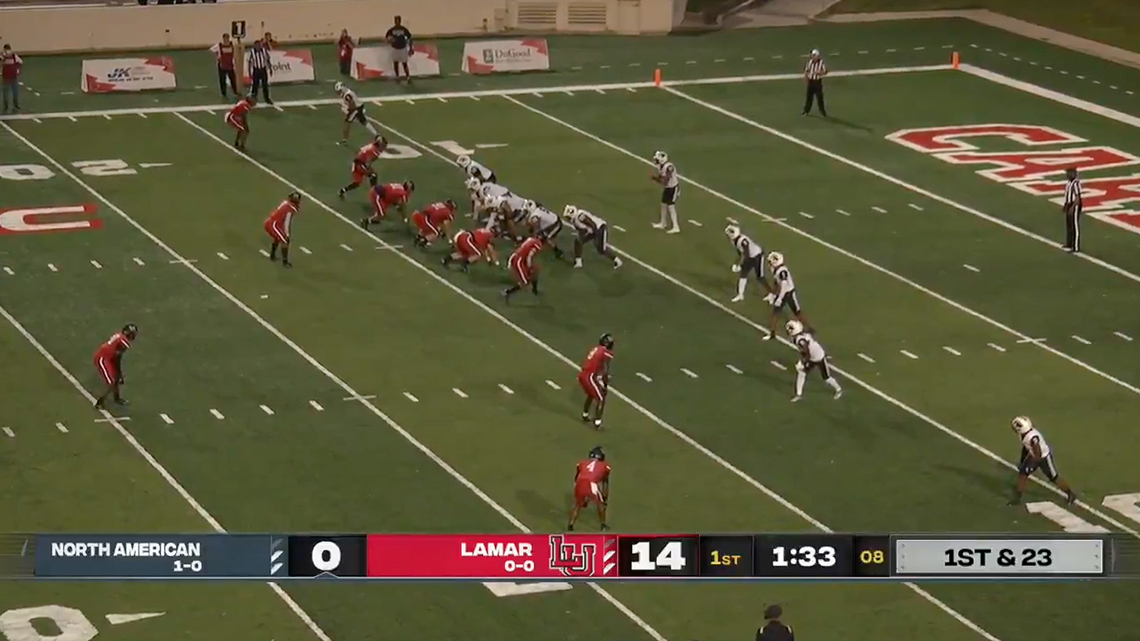 College football team loses four straight games by 275 points