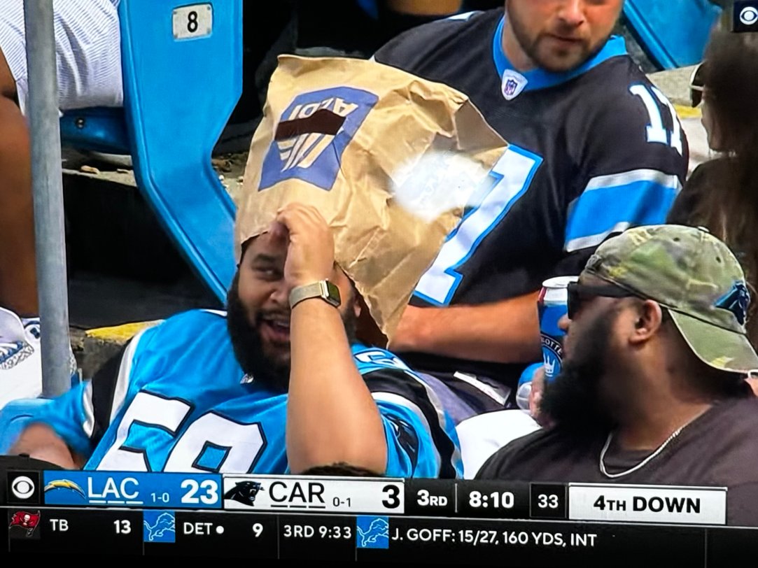 Carolina Panthers Fans Bag