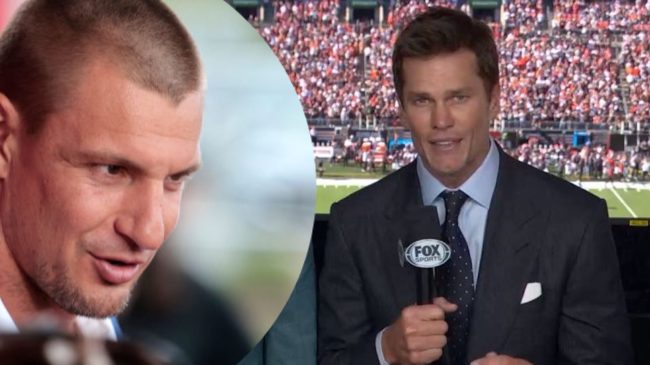 rob gronkowski tom brady broadcasting