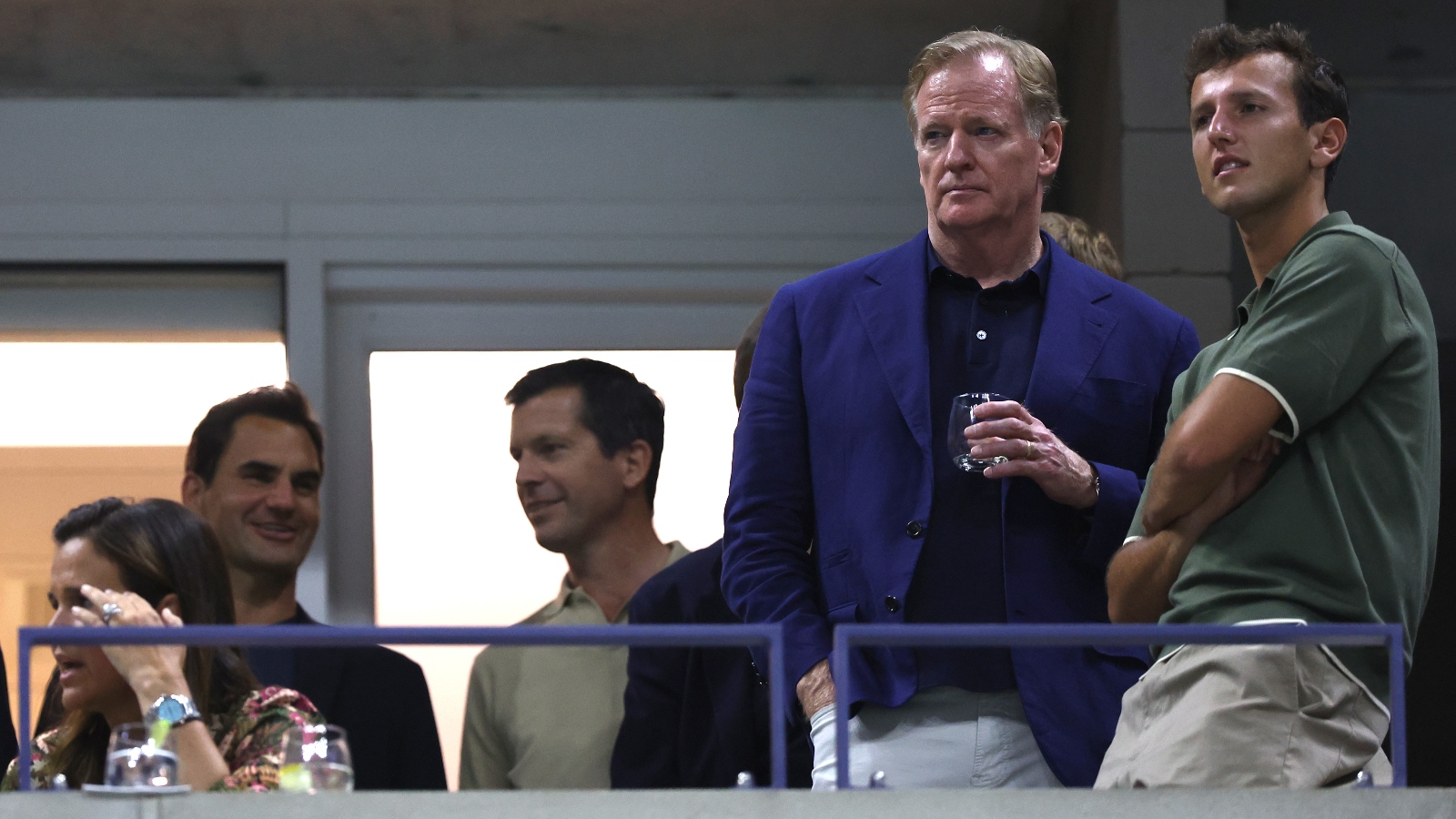 Roger Goodell at the US Open