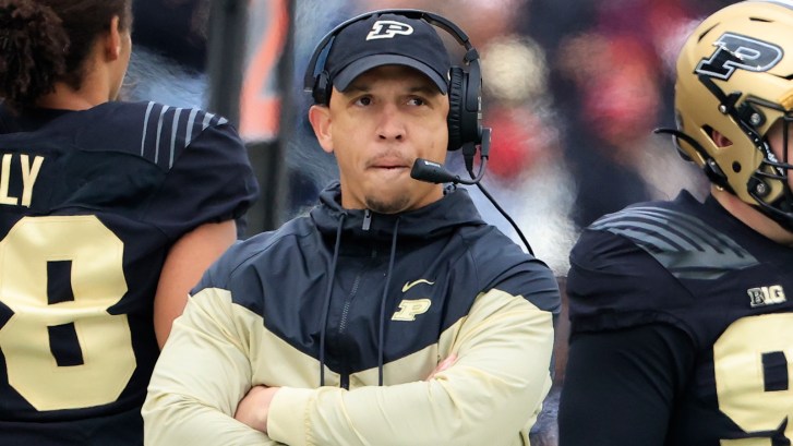 Purdue coach Ryan Walters