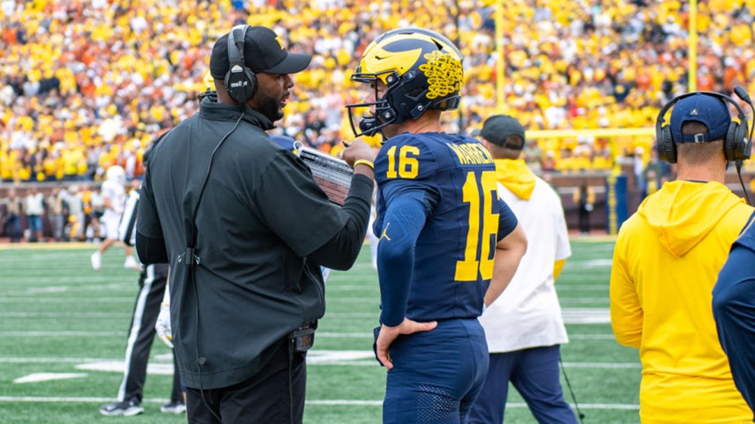 Michigan Starting Quarterback Sherrone Moore