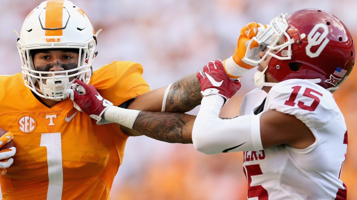 Tennessee vs. Oklahoma football