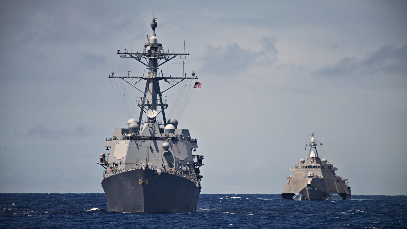 US Navy Destroyer ship