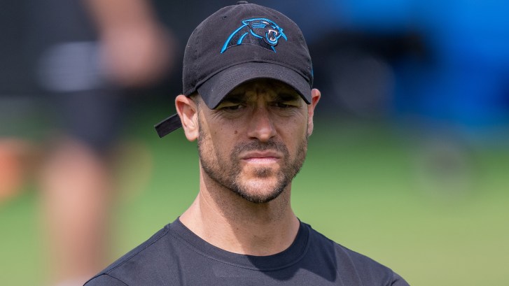 Panthers head coach Dave Canales