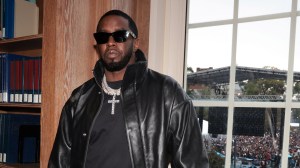 Diddy Sean Combs attends Howard University Homecoming