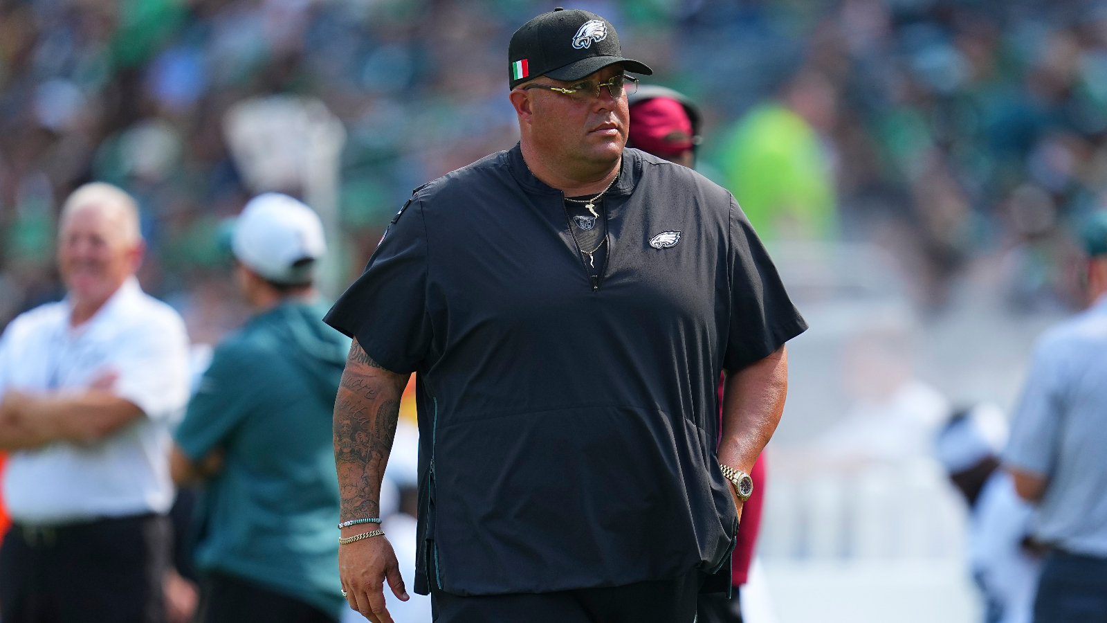 Philadelphia Eagles head of security Big Dom DiSandro