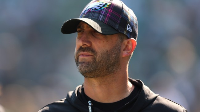 Philadelphia Eagles head coach Nick Sirianni before a game against the Cleveland Browns.