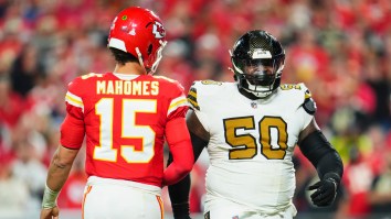 Saints DT Khalen Saunders Who Picked Off Patrick Mahomes Has Travis Hunter-Esque HS Highlight Reel