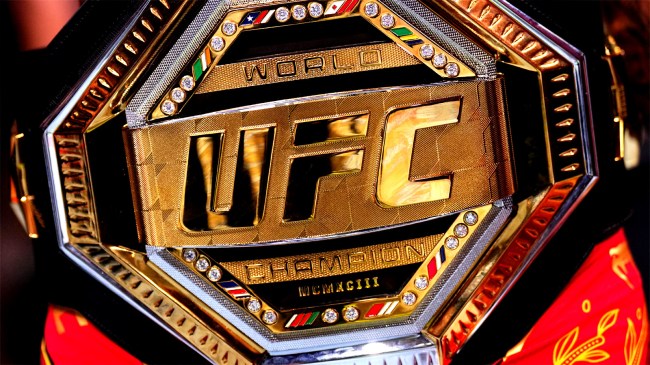 UFC featherweight championship belt