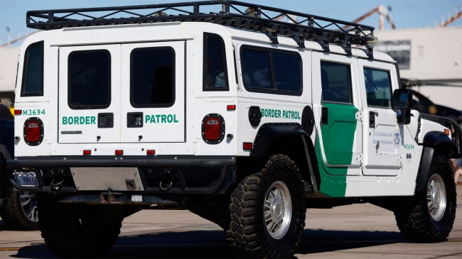 US Customs and Border Protection vehicle