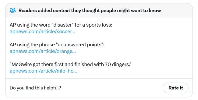 ap stylebook sports journalistic guidelines