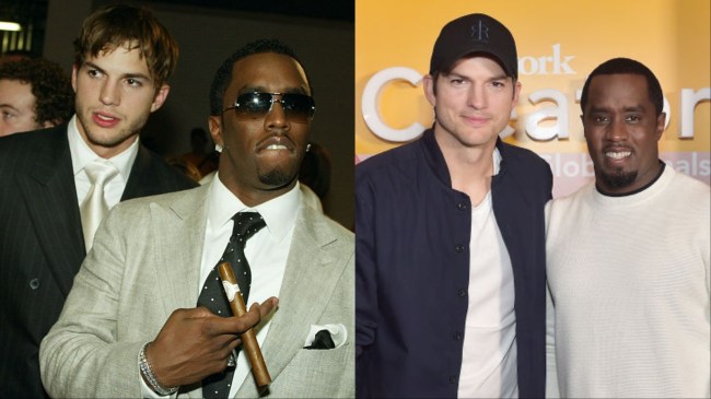 ashton kutcher and diddy over the years