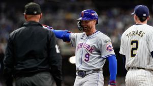 brandon nimmo celebrating an RBI