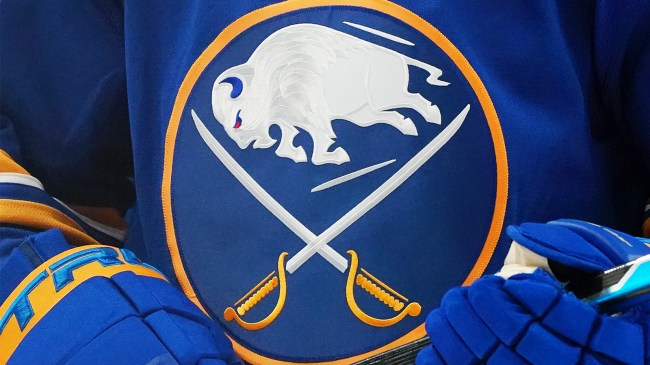 Buffalo Sabres logo on jersey