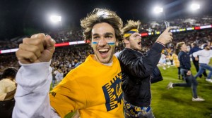 Cal Berkeley College Gameday Fans Chaos Rush