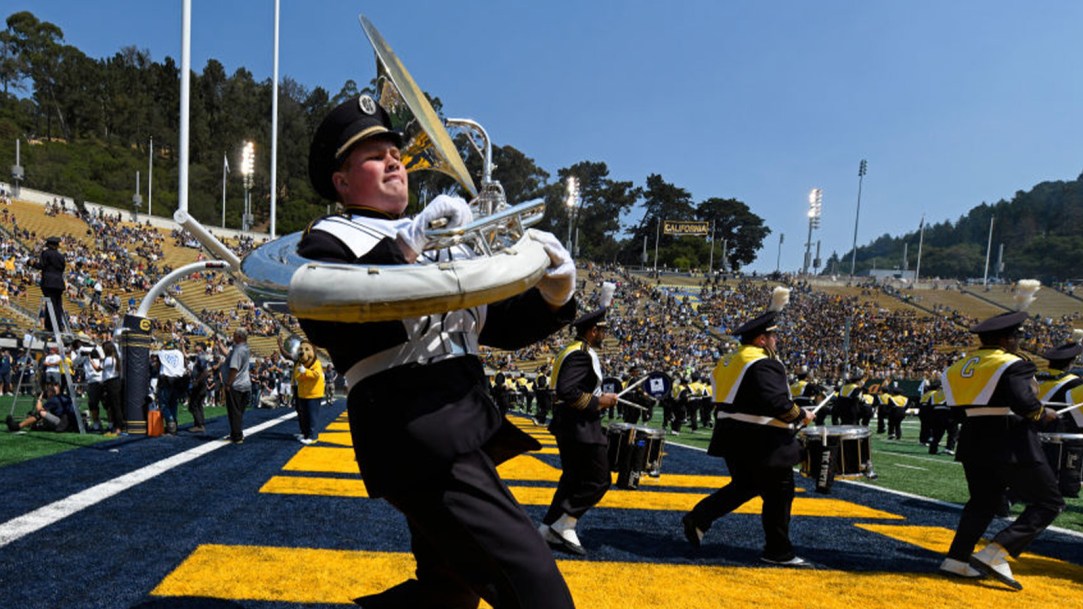 Cal Marching Band College Gameday