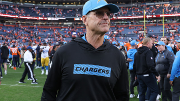 Jim Harbaugh Did Not Poop Himself, Reveals Real Reason Why He Was Forced To Leave Chargers-Broncos Game