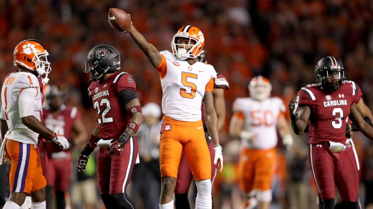 Clemson vs South Carolina football