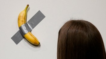 Piece Of Art That’s Literally A Banana Duct-Taped To A Wall Could Sell For Seven-Figure Sum At Auction