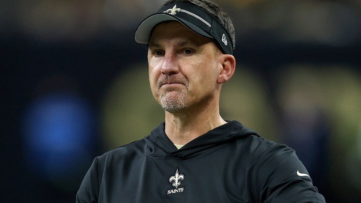 Saints coach Dennis Allen