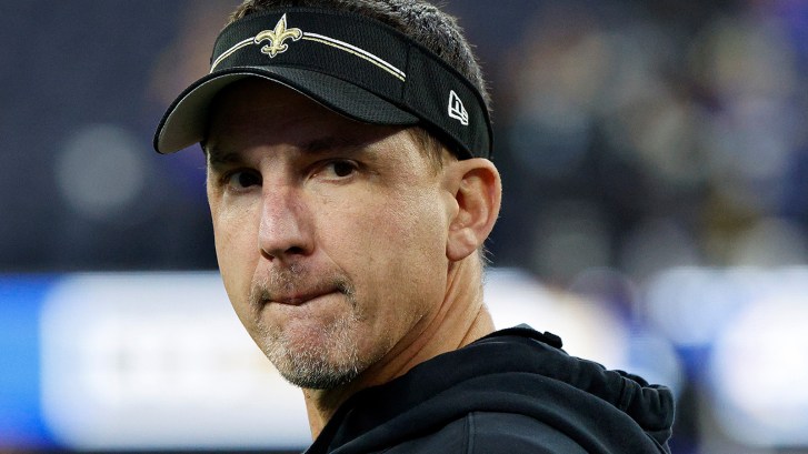 Saints coach Dennis Allen