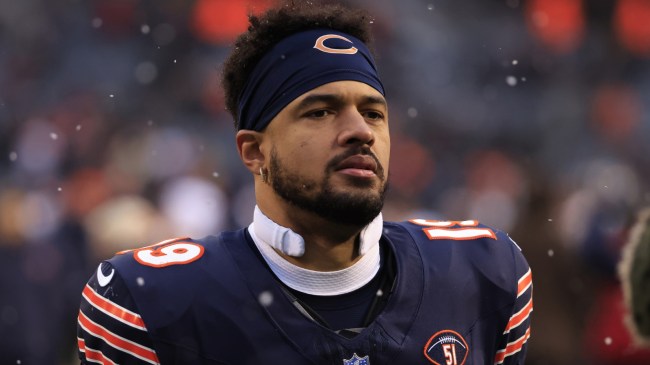 WR Equanimeous St. Brown on the field for the Chicago Bears.