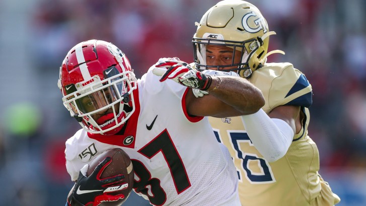 Georgia vs Georgia Tech football