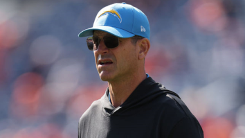 Fans Worried For Jim Harbaugh After He Mysteriously Enters Medical Tent & Couldn’t Coach Chargers
