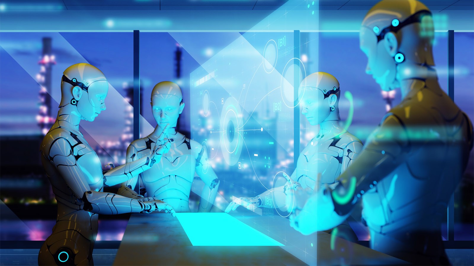 Robatic Humans Watch Advanced Humanoid Robots Have Unsettling Conversation