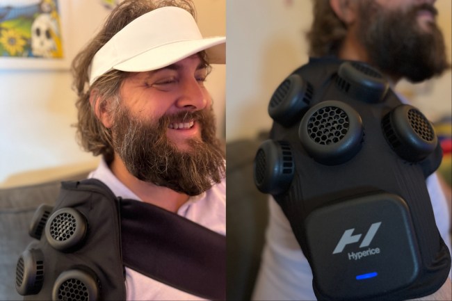 Hyperice Hyperice X Shoulder recovery pad with hot and cold contrast therapy
