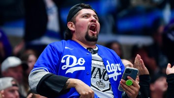 NHL Game In LA Turned Nuts As Kings Fans Watched Dodgers Win The World Series Between Periods (Video)