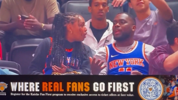 Knicks Broadcast Awkwardly Focused On Emotional Couple Arguing With Each Other