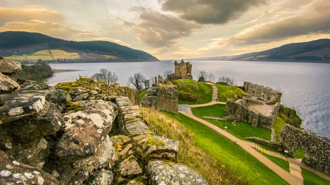 loch ness monster Urquhart Castle Scotland