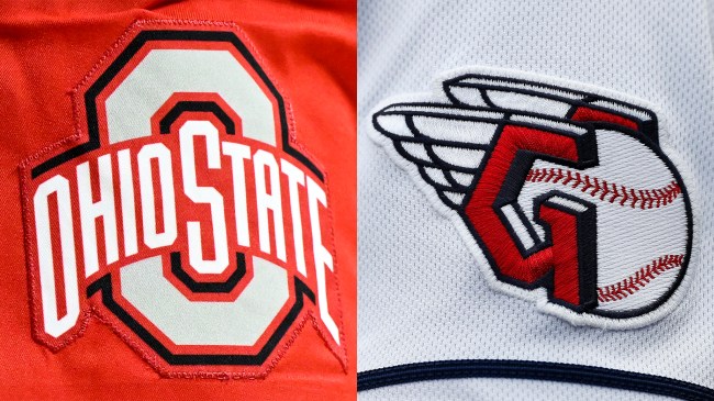 Ohio State and Cleveland Guardians logo