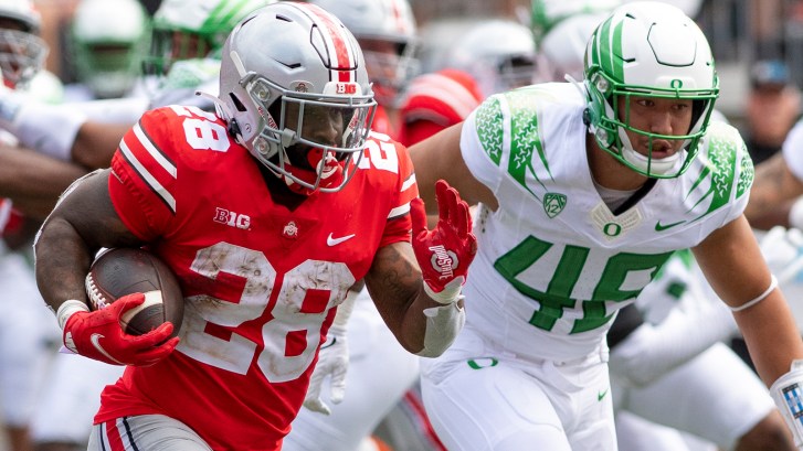 Ohio State vs. Oregon football