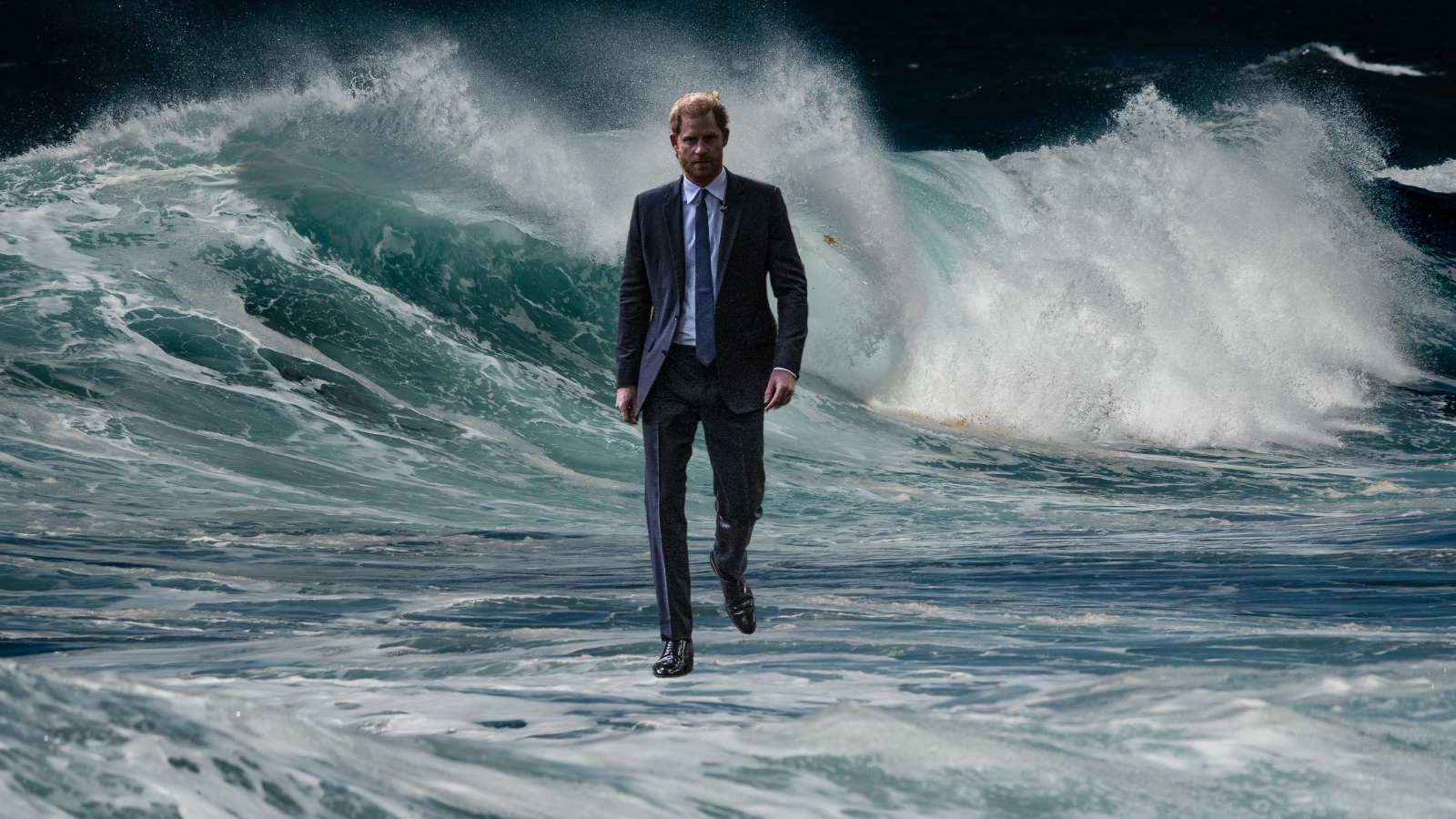 Prince Harry surfing