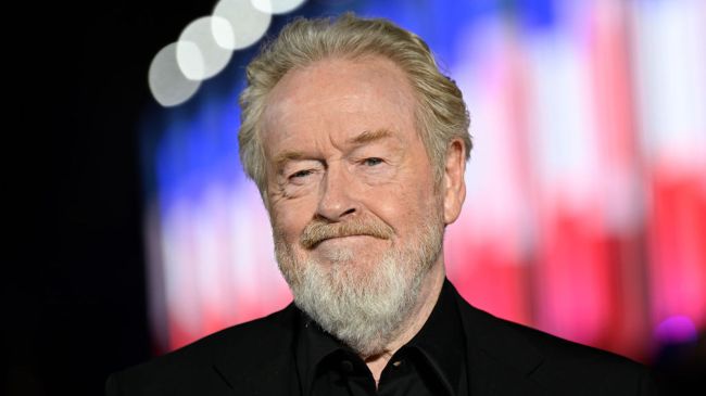 ridley scott smirking