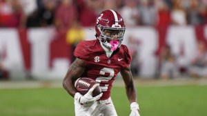 Alabama WR Ryan Williams runs the ball during a game vs. Georgia.