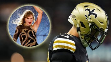 Saints Fans Are All Bent Out Of Shape Over Giant Taylor Swift Bracelet On Dome