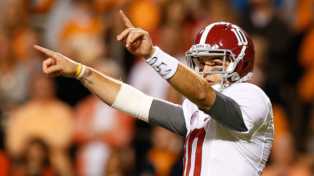 Tennessee fake crowd noise AJ McCarron