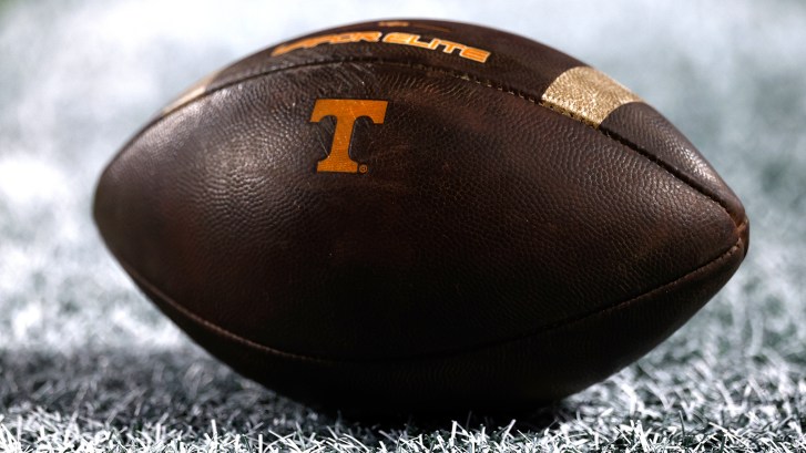 Tennessee logo on football