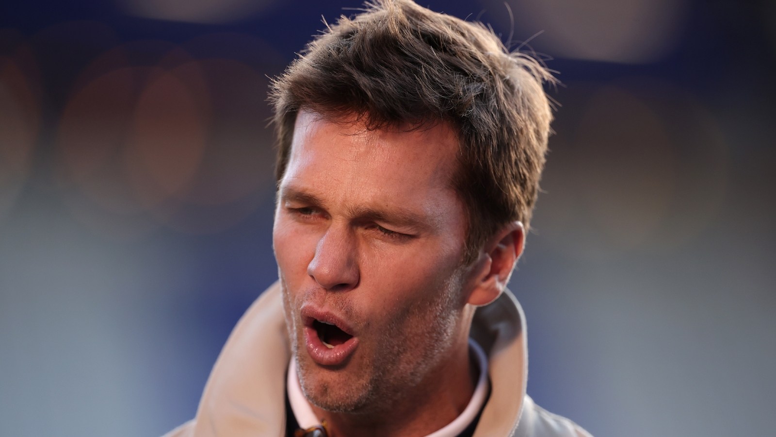 Tom Booth Tom Brady's Excitement In The Booth Has NFL Viewers Split