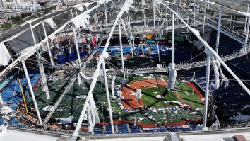 Rob Manfred Hints At Where Rays Could End Up Playing After Tropicana Field Decimated By Hurricane Milton