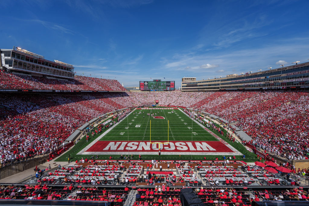 Wisconsin Camp Randall Aerial View