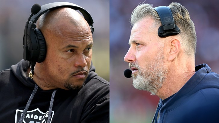 Antonio Pierce and Matt Eberflus